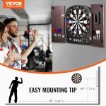 VEVOR Dart Board Cabinet Set with Electronic Scoring