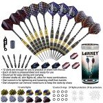 Professional Steel Tip Darts Set with Accessories