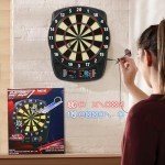Electronic Soft Tip Dart Board with LED Display