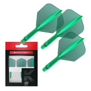 Target K Flex 2-in-1 Dart Flights & Shafts - Green