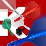 Target K Flex 2-in-1 Dart Flights & Shafts - Green