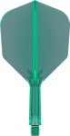 Target K Flex 2-in-1 Dart Flights & Shafts - Green