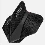 Harrows Retina Black Dart Flights - 5 Sets
