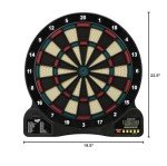 Fat Cat 727 Electronic Dartboard with 15+ Games
