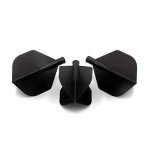 CUESOUL TERO AK4 Black Standard Dart Flights - 3 Pack