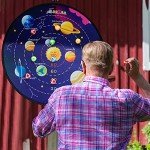 Large Kids Dart Board with 12 Sticky Balls