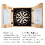 University of Georgia Bulldog Dart Board Cabinet Set
