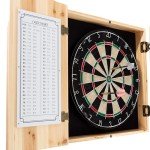 University of Georgia Bulldog Dart Board Cabinet Set