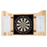 University of Georgia Bulldog Dart Board Cabinet Set