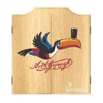 Guinness Dart Board Cabinet Set with 6 Darts