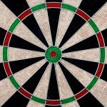 Guinness Dart Board Cabinet Set with 6 Darts
