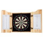 Guinness Dart Board Cabinet Set with 6 Darts