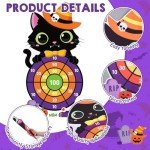 Halloween Cat Dart Board with 12 Sticky Balls