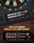 Yirinatek Electronic Dart Board with Cabinet Set