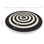 Paper Wound Dart Board with 6 Brass Darts