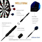 WELLFORM 12-Pack Metal Tip Darts Set