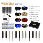 WELLFORM 12-Pack Metal Tip Darts Set
