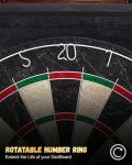 Yirinatek Sisal Dart Board Cabinet Set - Black