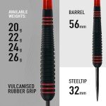 Harrows Ace Steel Tip Darts Set with Travel Case