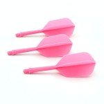 CUESOUL ROST Medium Pink Dart Shafts and Flights