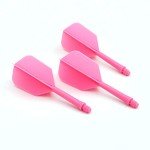 CUESOUL ROST Medium Pink Dart Shafts and Flights