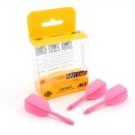 CUESOUL ROST Medium Pink Dart Shafts and Flights