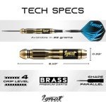 IgnatGames Professional Metal Tip Dart Set - 6 Pcs