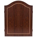 Trademark Poker 18" Dartboard Set with Cabinet