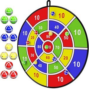 29" Kids Dart Board Set with 12 Sticky Balls