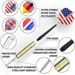 Ohuhu Professional Steel Tip Darts Set - 12 Pcs