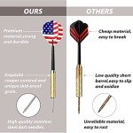 Ohuhu Professional Steel Tip Darts Set - 12 Pcs