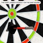 VONEZONE Dartboard Cabinet Set with Scoreboard & Darts