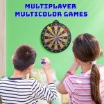 Magnetic Dart Board Set for Kids - 12 Darts