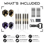 IgnatGames 6 pcs Professional Steel Tip Darts Set