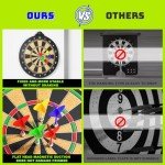 Magnetic Dart Board Set for Kids - 12 Darts