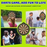 Magnetic Dart Board Set for Kids - 12 Darts