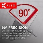 K-Flex No. 6 Green Dart Flights & Shafts - 3 Pack
