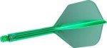 K-Flex No. 6 Green Dart Flights & Shafts - 3 Pack