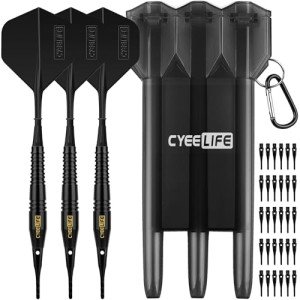 CyeeLife 18g Soft Tip Darts with Carry Case