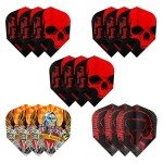 Harrows Heavy Metal Dart Flights - 15 Pack