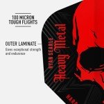 Harrows Heavy Metal Dart Flights - 15 Pack