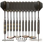 Professional 12-Piece Steel Tip Darts Set