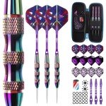 CyeeLife Professional Steel Tip Darts Set - 3 Pack