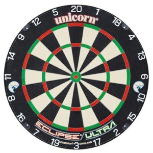 Unicorn Eclipse Ultra Bristle Dartboard with Low-Profile Wire