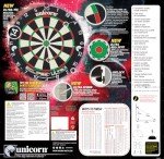 Unicorn Eclipse Ultra Bristle Dartboard with Low-Profile Wire
