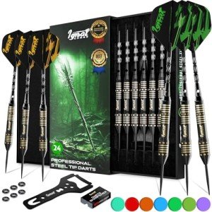 IgnatGames Professional Brass Steel Tip Dart Set