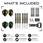 IgnatGames Professional Brass Steel Tip Dart Set