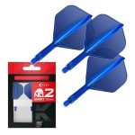 K-Flex Integrated Dart Flights & Shafts - Blue