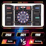WIN.MAX LED Electronic Dart Board Set with Cabinet