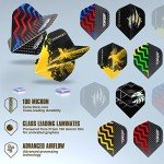 Turnart Professional Steel Tip Darts Set, 12 Pcs